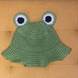 handmade frog bucket hat